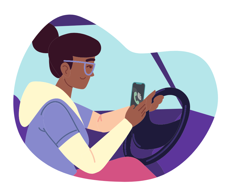 Driving on phone-1 Driving on phone-1